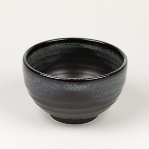 Bol PM Noir corole Bleue