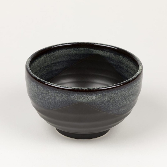 Bol PM Noir corole Bleue