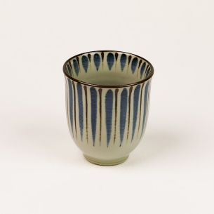 Gobelet Tokusa plume Bleu/Brun