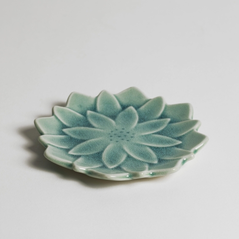 Coupelle Fleur Turquoise DALHIA