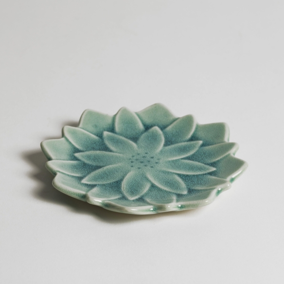 Coupelle Fleur Turquoise DALHIA