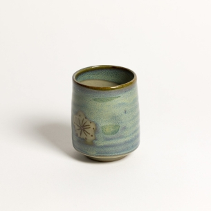 Gobelet Ume Turquoise Pincé