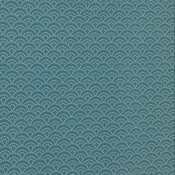Tissus/m Vagues Bleu