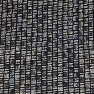 Tissus/m Indigo Tressage