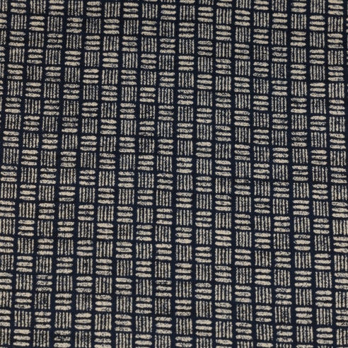 Tissus/m Indigo Tressage