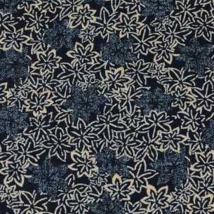Tissus/m Indigo Erable