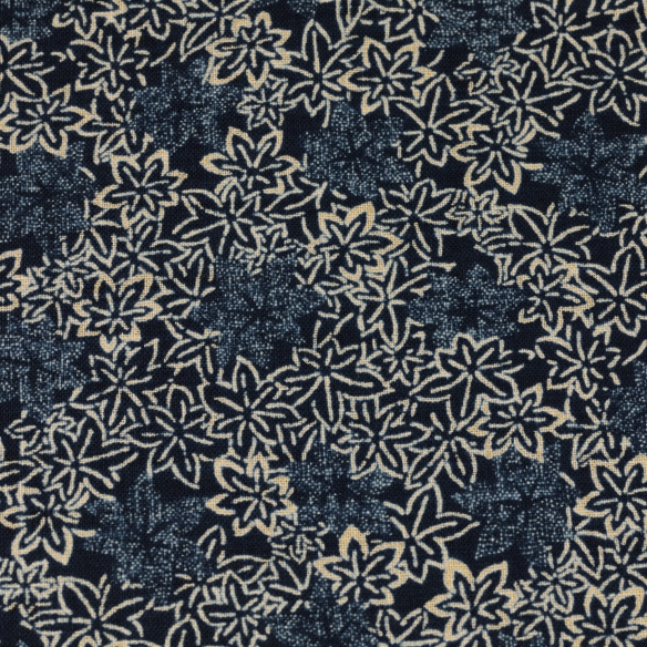 Tissus/m Indigo Erable