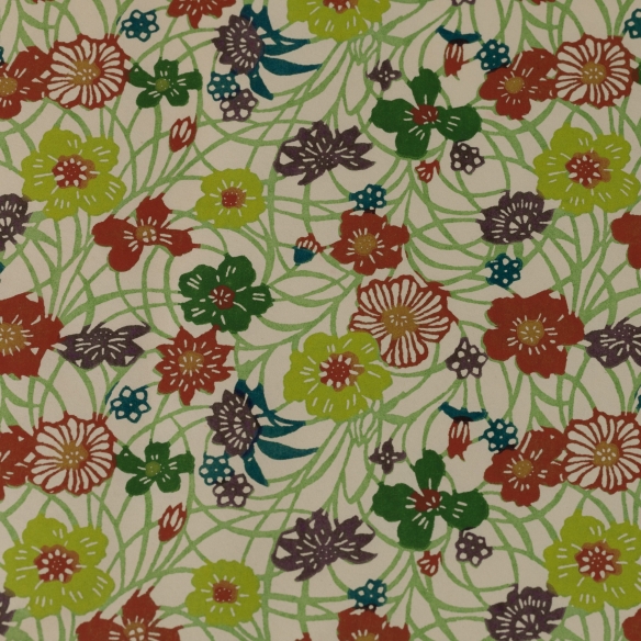 Papier Washi Katazome Champêtre