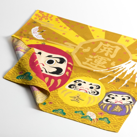 Furoshiki Cot.50 Goldy Daruma