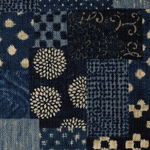 Coton/m Blue Patch