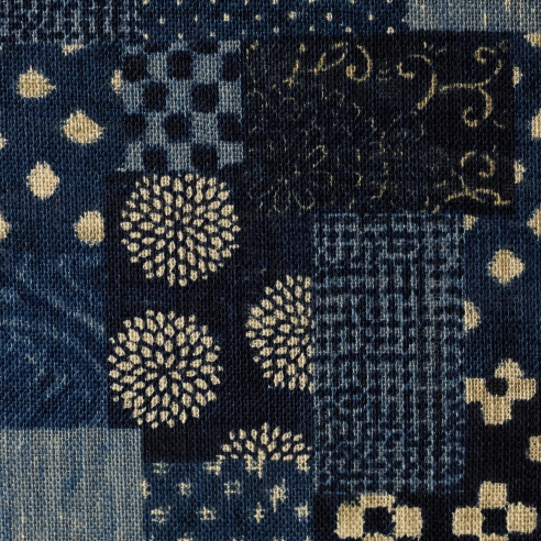 Coton/m Blue Patch