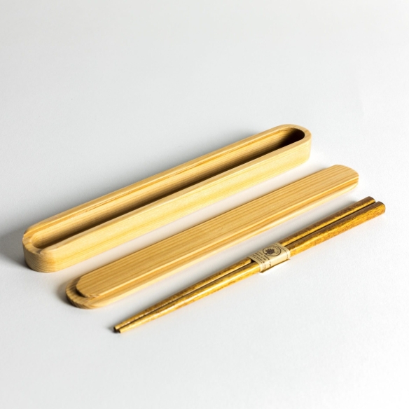 Etui baguettes+baguettes clair