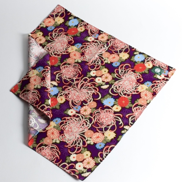 Furoshiki 50 Dahlias AD Violet  JAT0062VI