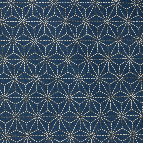 Tissus/m Asa Sashiko Bleu