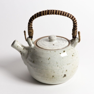 Théière ronde matière Blanche