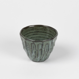Gobelet Trapèze au couteau bleu