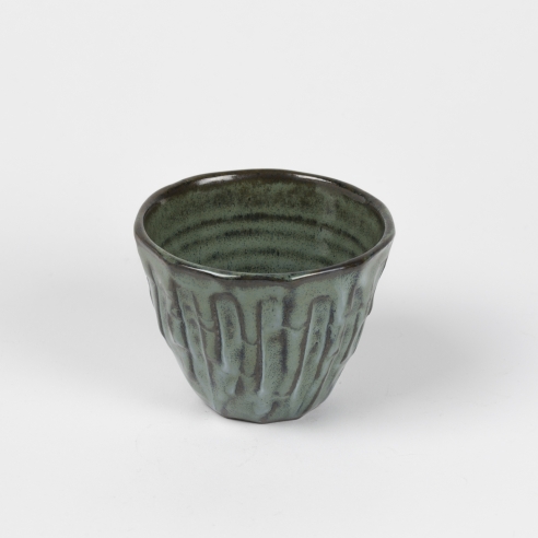 Gobelet Trapèze au couteau bleu