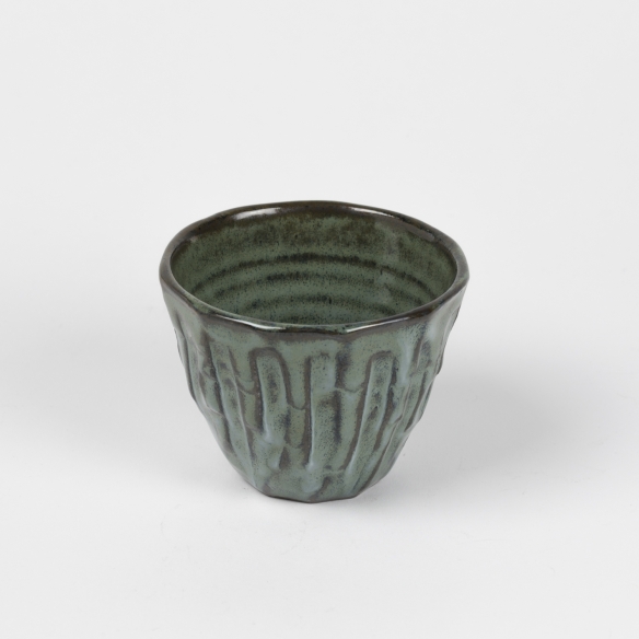 Gobelet Trapèze au couteau bleu