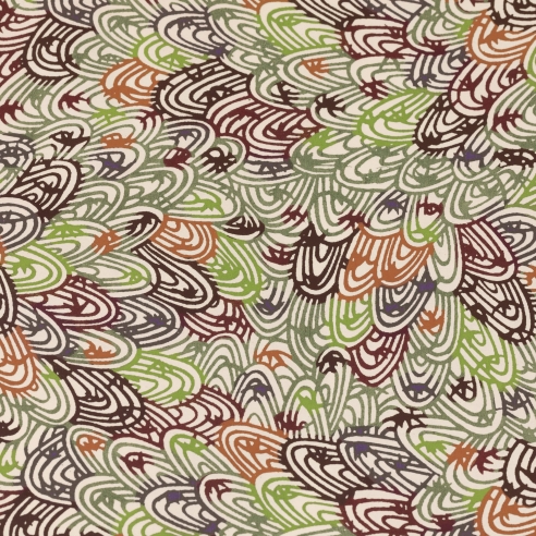 Papier washi Katazome "Pelotes"
