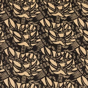 Papier washi Katazome Black
