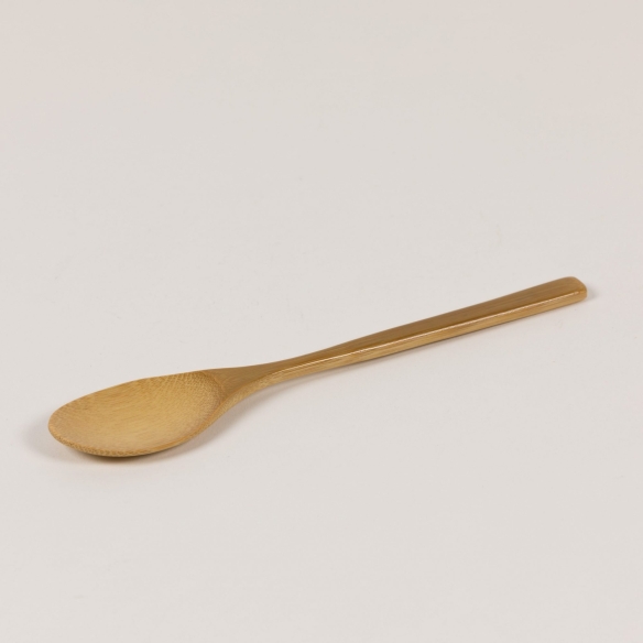 Cuillère bambou ovale creuse
