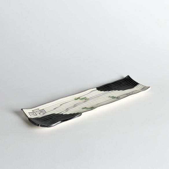 Plat Rect.long Oribe Tortillons