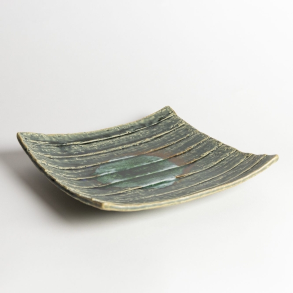 Plat carré Maru Turquoise