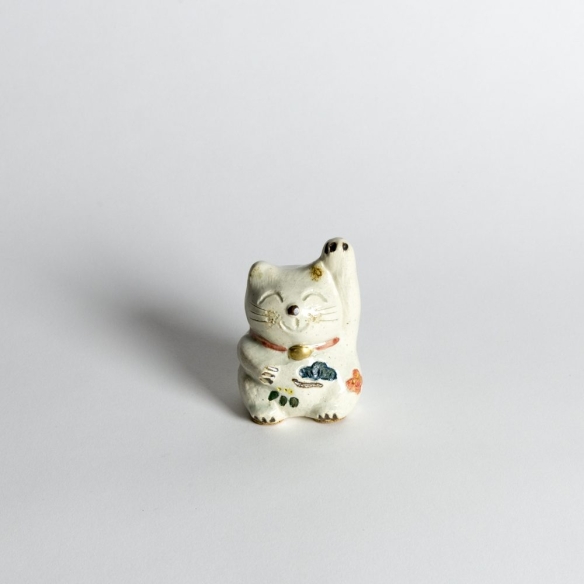 Manekineko Porcelaine PM Gauche