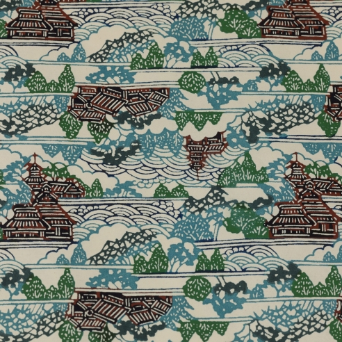Papier washi Katazome Villages