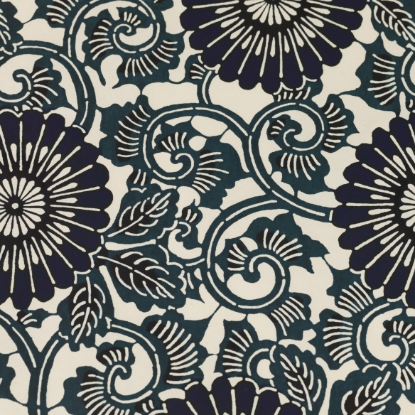 Papier washi Katazome Chrysanthème
