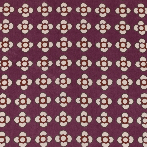 Papier washi Katazome mauve