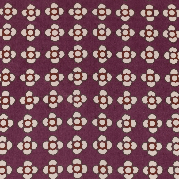Papier washi Katazome mauve