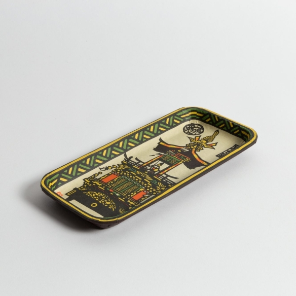 Petit plateau rectangulaire en papier "Mingei Char"