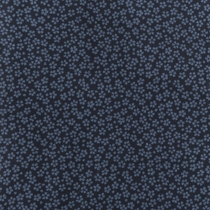 Coton au mètre "Black Sakura"