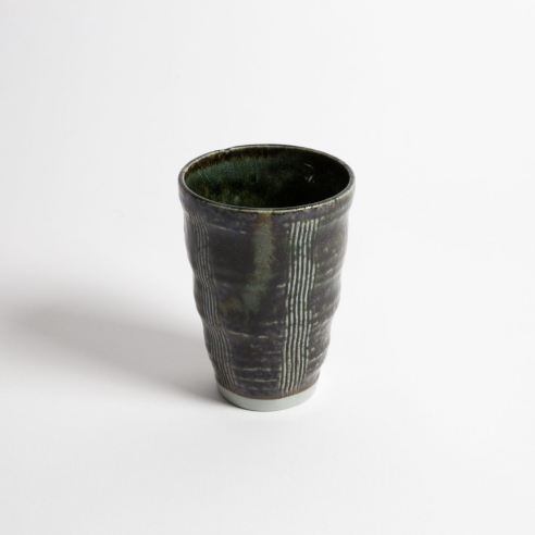 Gobelet haut Tenmoku Brut