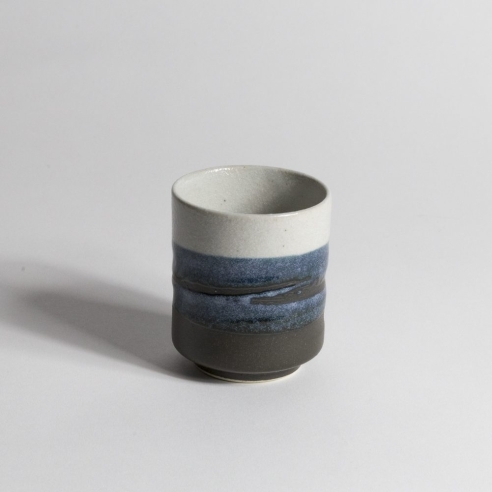 Gobelet Ecume Bleu-Noir