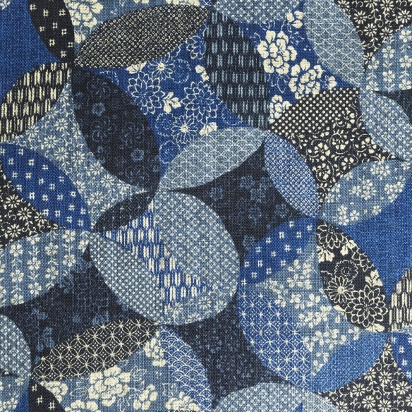 Coton/m Matière Rosace Indigo
