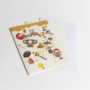 Carte Folk Craft Gold