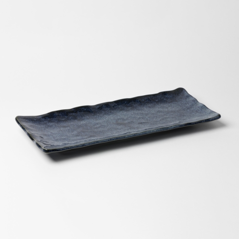 Plat rect long outremer