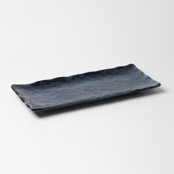 Plat rect long outremer