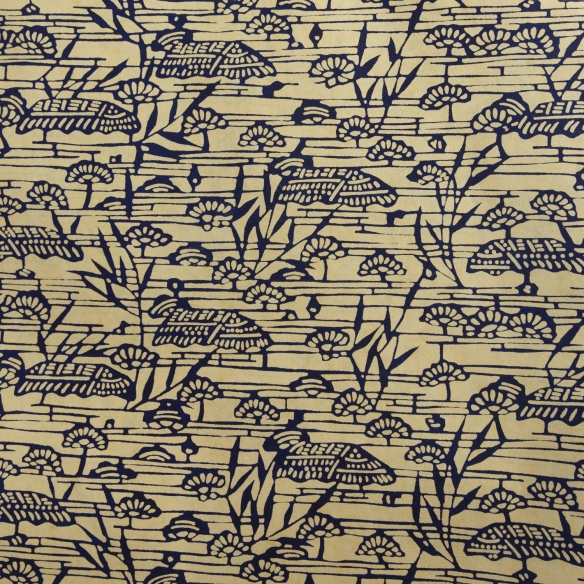 Papier Washi Katazome Marais