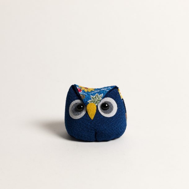 image produit Beanbag Hibou bleu