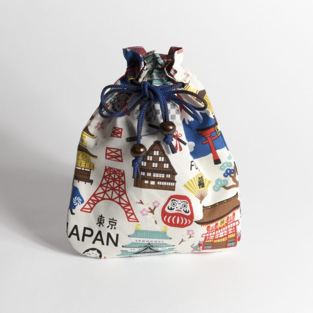 image produit Bourse Cordon Voyage au Japon Blanc