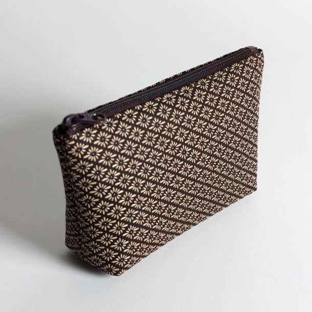 image produit Bourse Zip INDEN Chrys.Marron