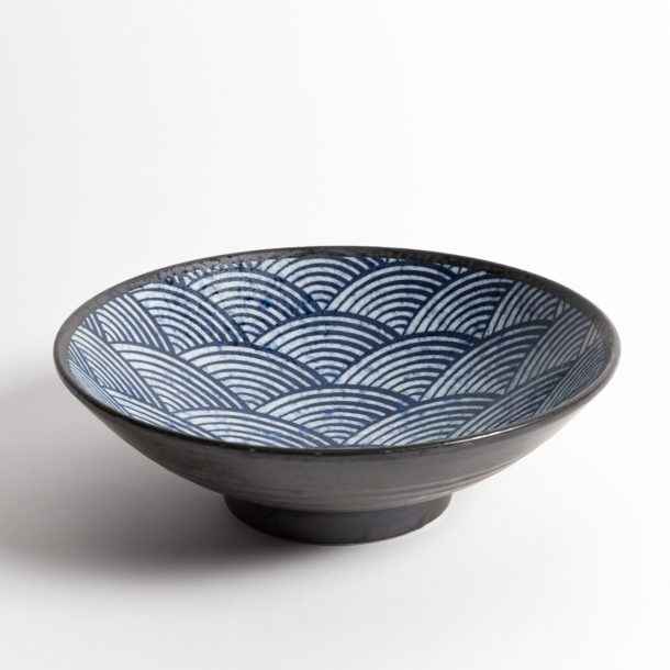 image produit Coupe Noire-Vagues Bleues