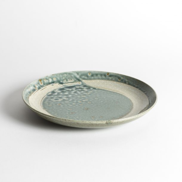image produit Plat rond Gris Plumage