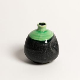 Mini vase Noir-Emeraude