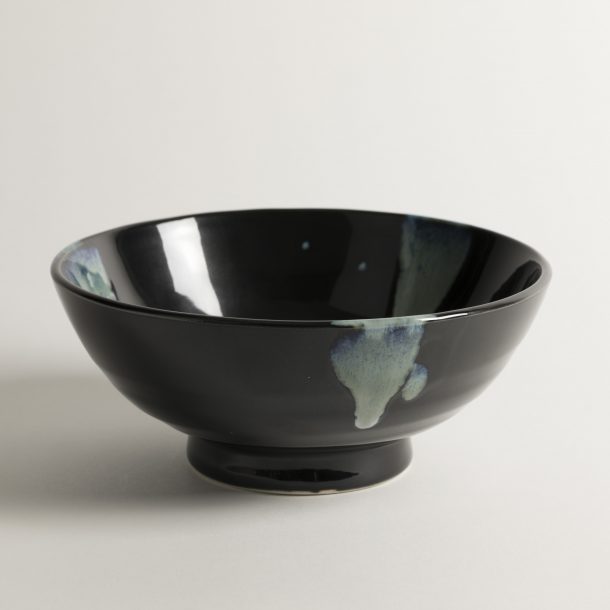 image produit Bol GM Noir Larmes Turquoises