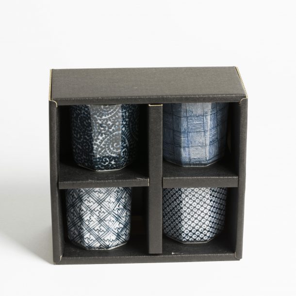 image produit Set 4 coupes saké Géo