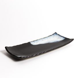 Plat rect Noir Ecume